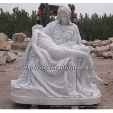 Jardim pedra escultura em mármore escultura estátua religiosa para a religião (SY-X1212)